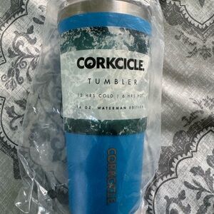 NEW Corkcicle Waterman Hawaiian Blue Tumbler, 16oz